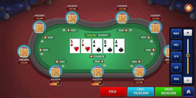 Quy trình chi tiết một ván Poker Bong88 diễn ra
